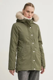 Jakna Hollister Co. enska, zelena barva, KI344-4506