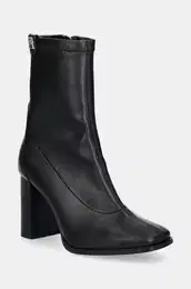 Glenarji PARTY LEATHER SOCK HEEL BOOTIE enski, rna barva, FW0FW08250