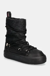 Sneke LACE-UP MONOGRAM SNOWBOOT rna barva, FW0FW08430