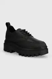 Polkornji FLATFORM LACEUP DERBY MG MTL enski, rna barva, YW0YW01502