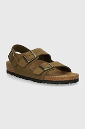 Sandali Milano enski, zelena barva, 1028695