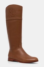 Elegantni kornji Lauren Ralph Lauren Justine II enski, rjava barva, 802937803001