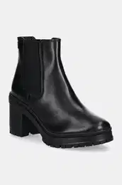 Usnjeni chelsea Lauren Ralph Lauren Cailie enski, rna barva, 802937825001