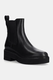Usnjeni chelsea Lauren Ralph Lauren Adrianna enski, rna barva, 802945705001