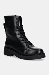 Usnjeni nizki kornji enski, rna barva, 40818516301134 OO2M3007