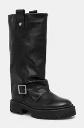 Usnjeni elegantni kornji Godiva enski, rna barva, SM11003413