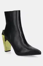 Usnjeni glenarji Gem Bootie Hi enski, rna barva, 1087756216