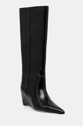Elegantni kornji Sanna High Boot enski, rna barva, 66337-8065