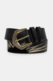 Usnjen pas LINDSAY BELT enski, rna barva, PL020855