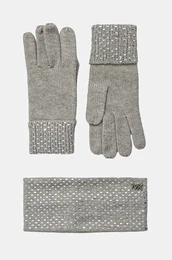 Naglavni trak in rokavice siva barva, 540006