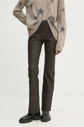 Usnjene hlae enske, rjava barva, RWPA00073