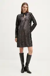 Obleka MoeaBBUriela dress rna barva, BBW4191