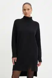 Volnena obleka rna barva, 103983 A22C