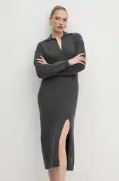 Volnena obleka siva barva, 104064 A1CH