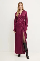 Obleka bordo barva, 242TF2121