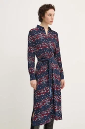 Obleka mornarsko modra barva, DW0DW19828