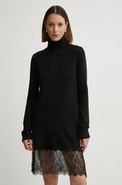 Obleka s primesjo volne RMAFIX rna barva, RMAFIX