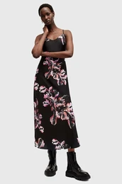 Haljina BRYONY boja: crna, maxi, ravna, W226DB