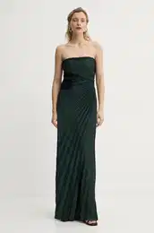 Obleka A.L.C. Bianca zelena barva, 6DRES02461