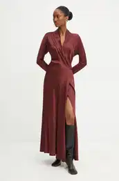 Svilena obleka rdea barva, 13305_my dress