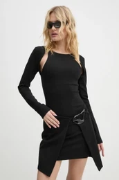 Obleka rna barva, AW24.W.11.065.BLK01
