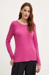 Pulover enski, roza barva, TF4098 MS49I