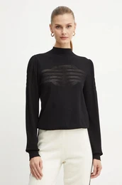 Pulover enski, rna barva, 242TP3722