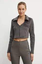 Pulover Femme Galore Rib Cardigan enski, siva barva, JN3019