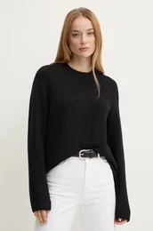 Volnen pulover enski, rna barva, MF460YPF2G