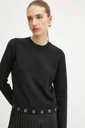 Pulover MAYE enski, rna barva, MAYE