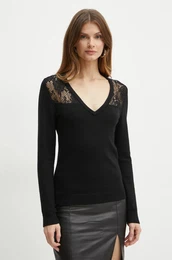 Pulover MCOURSE enski, rna barva, MCOURSE