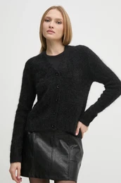 Volnen pulover VORTEX enska, rna barva, W033KB