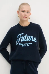 Pulover iz kamirja mornarsko modra barva, WPR02204