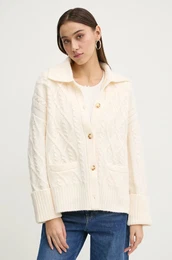 Pulover enska, be barva, KI150-4302