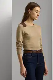 Pulover Lauren Ralph Lauren enski, rna barva, 200940581