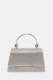 Torbica FELISIA srebrna barva, 13863625