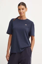 Kratka majica enska, mornarsko modra barva, TJDZZ.6DTT07