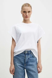 Bombana kratka majica enska, bela barva, VUP02BH24