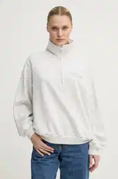 Pulover Hollister Co. enski, siva barva, KI352-4201