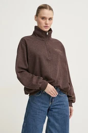 Pulover Hollister Co. enski, rjava barva, KI352-4201
