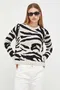 Zebra Pleteni Pulover za dame image