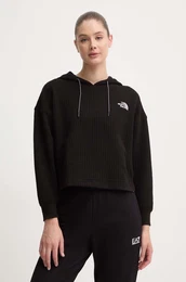 Pulover Mhysa enski, rna barva, s kapuco, NF0A853WJK31