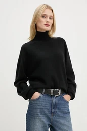 Volnen pulover enski, rna barva