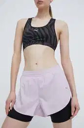 Kratke hlae za tek Run Favourite vijolina barva