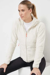 portni pulover Tognazza enski, be barva, s kapuco