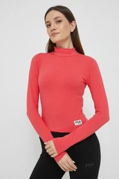 Majica z dolgimi rokavi enski, oranna barva