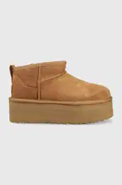 Sneke iz semia W Classic Ultra Mini Platform, rjava barva