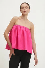 Bombaen top roza barva