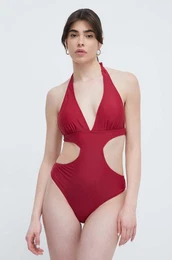 Enodelne kopalke bordo barva