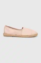 Usnjene espadrile be barva